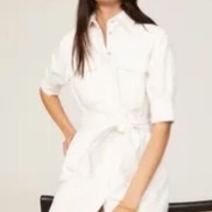Marissa Webb Rent the Runway White Denim mini dress sz 6 $385